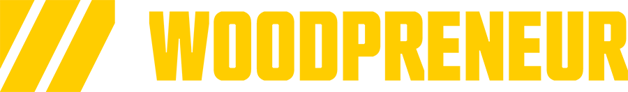 Woodpreneur Logo Horizontal Yellow
